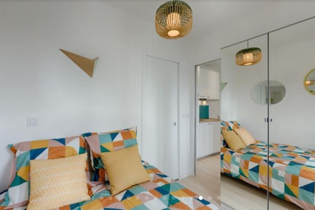 Charmant 2 Pieces Calme Et Cosy Paris Exterior foto